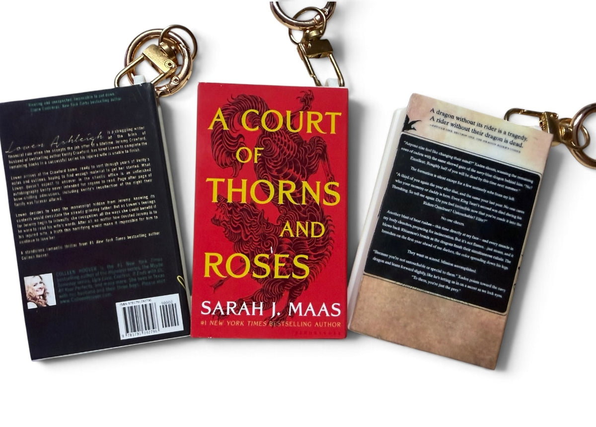 Mini Book Bag Charm